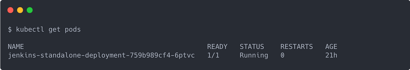 kubectl Output